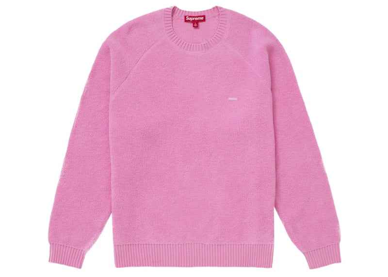 Supreme Terry Small Box Sweater Pink
