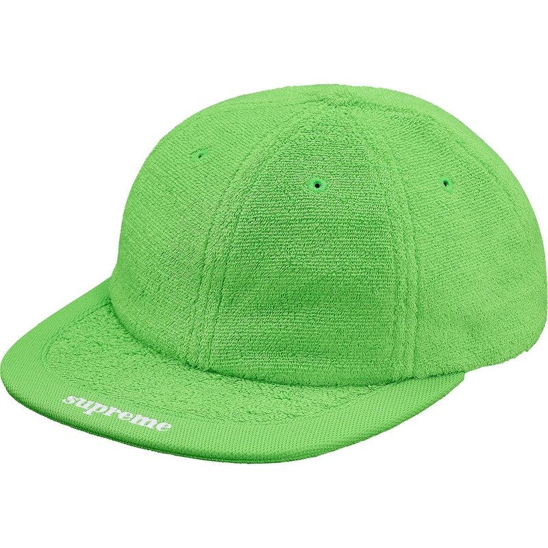 Supreme Terry Visor Logo 6-Panel Lime