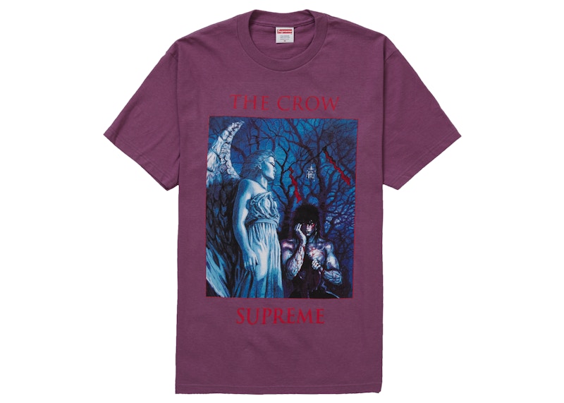 Supreme The Crow Tee Plum