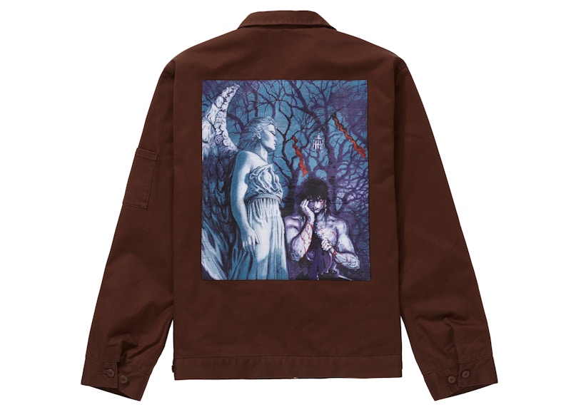 Supreme The Crow Work Jacket Brown