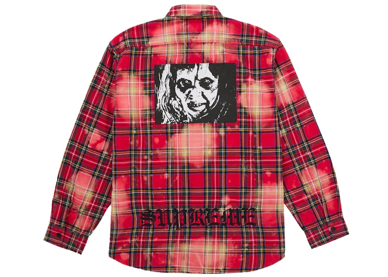 Supreme The Exorcist Flannel Shirt Red