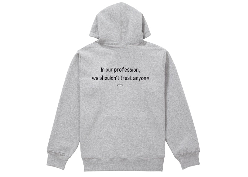 Supreme The Killer Hooded Sweatshirt Heather Grey