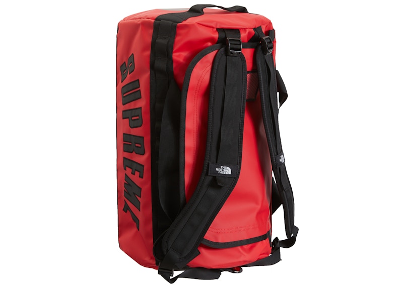 Supreme The North Face Arc Logo Small Base Camp Duffle Bag Red