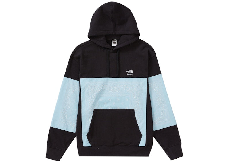 Supreme The North Face Bandana Hooded Sweatshirt Black