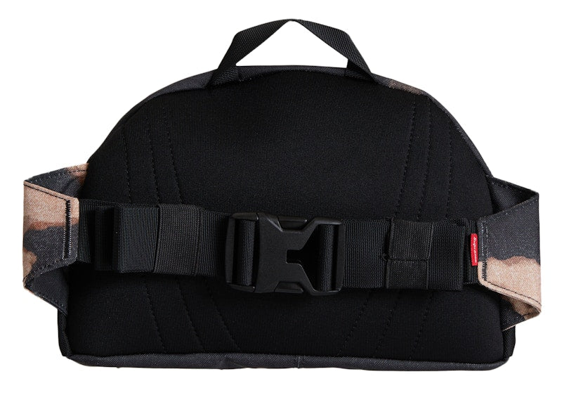 Supreme The North Face Bleached Denim Print Roo II Black