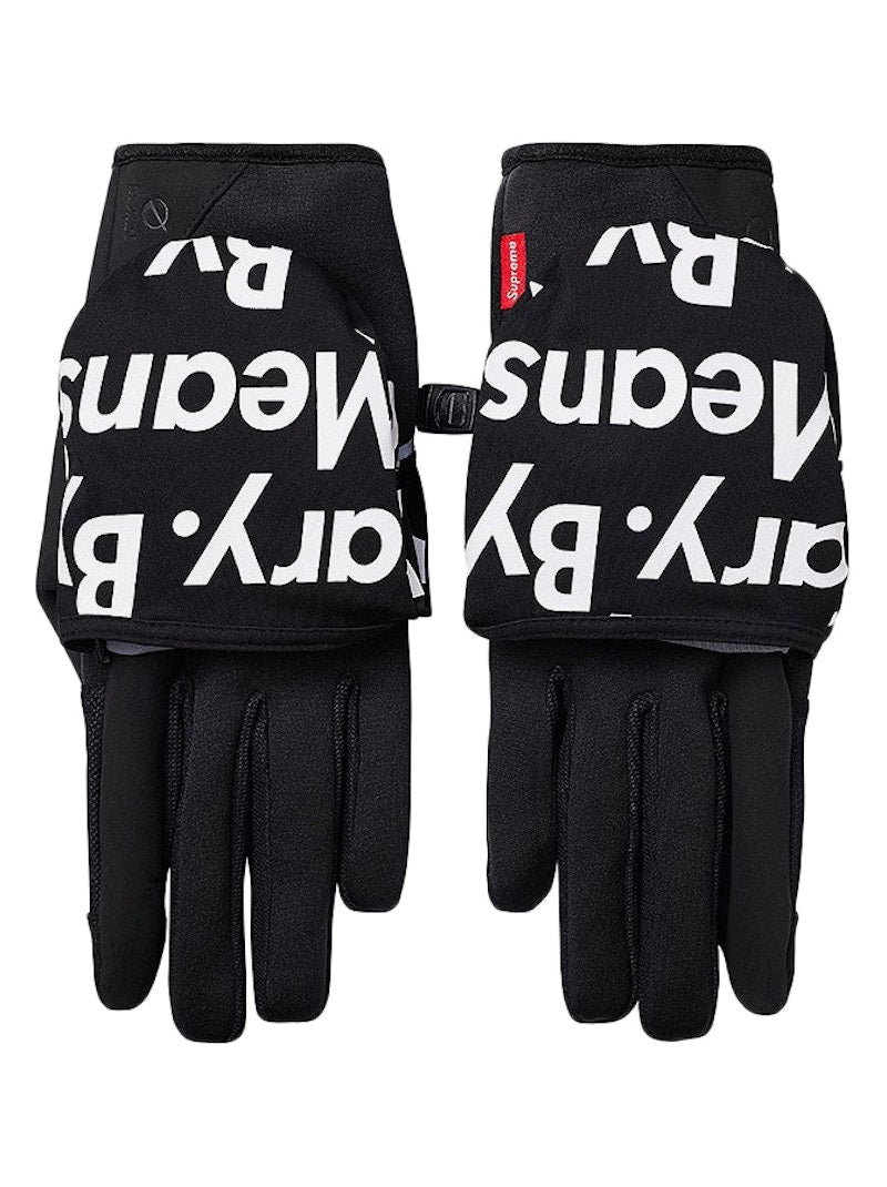 Supreme The North Face By Any Means Winter Runners Gloves Black
