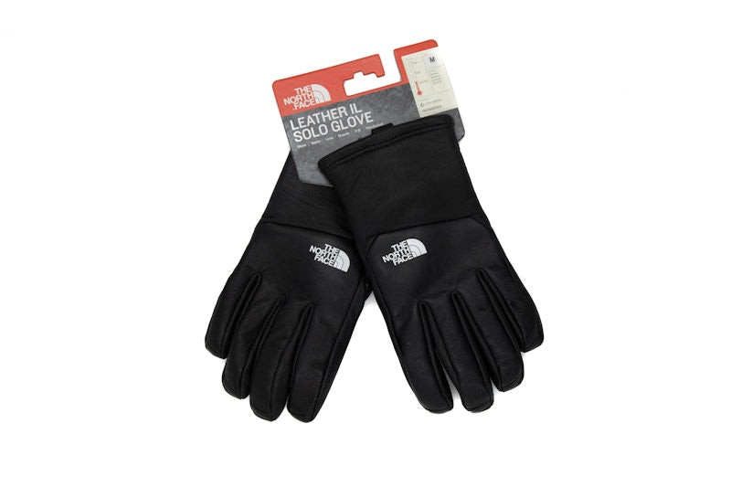 Supreme The North Face Leather Gloves Black