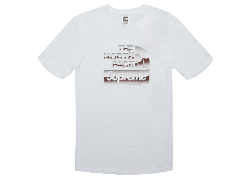 Supreme The North Face Metallic Logo T-shirt White