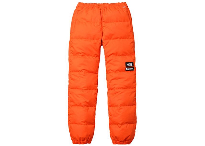 Supreme The North Face Nuptse Pant Power Orange