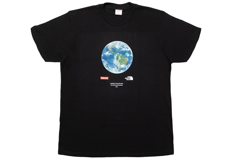 Supreme The North Face One World Tee Black