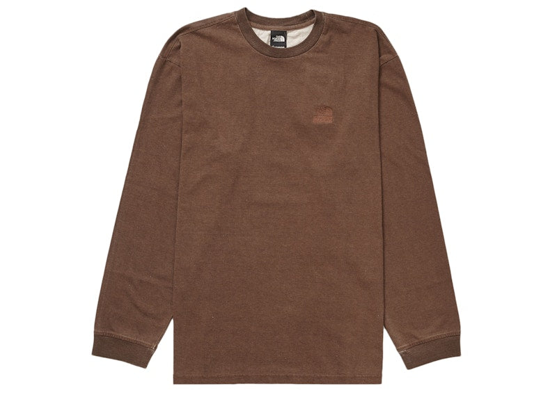 Supreme The North Face Pigment Printed L/S Top Brown