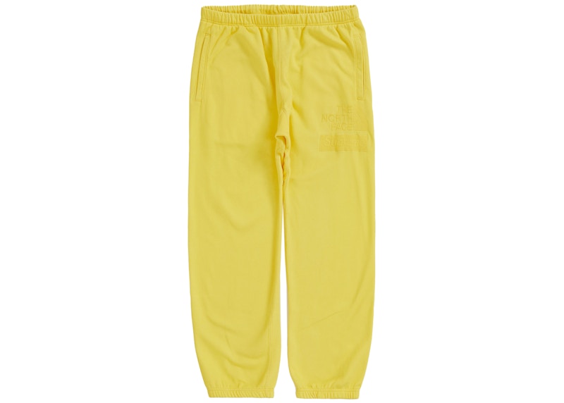 Supreme The North Face Pigment Printed Sweatpant (FW22) Yellow