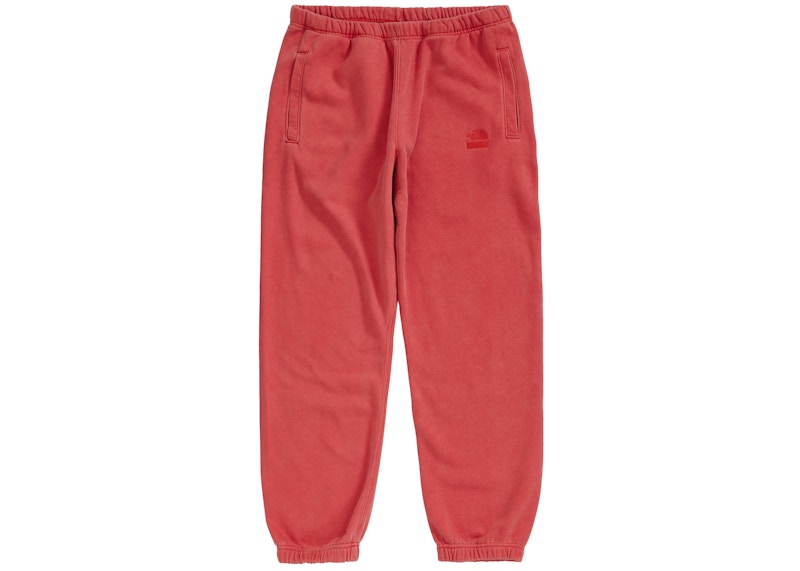 Supreme The North Face Pigment Printed Sweatpant Red