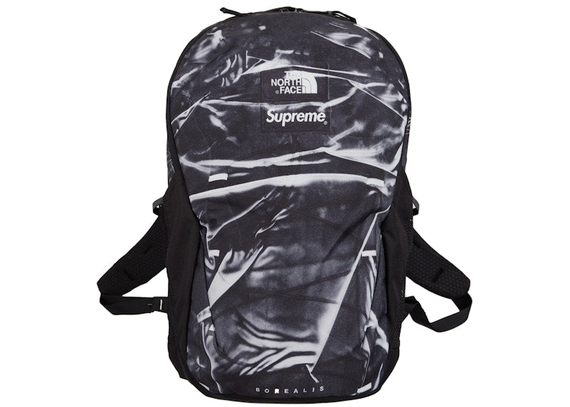 Supreme The North Face Printed Borealis Trompe L'oeil Backpack Black