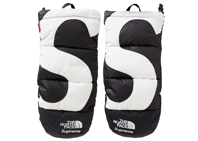 Supreme The North Face S Logo Nuptse Mitts Black