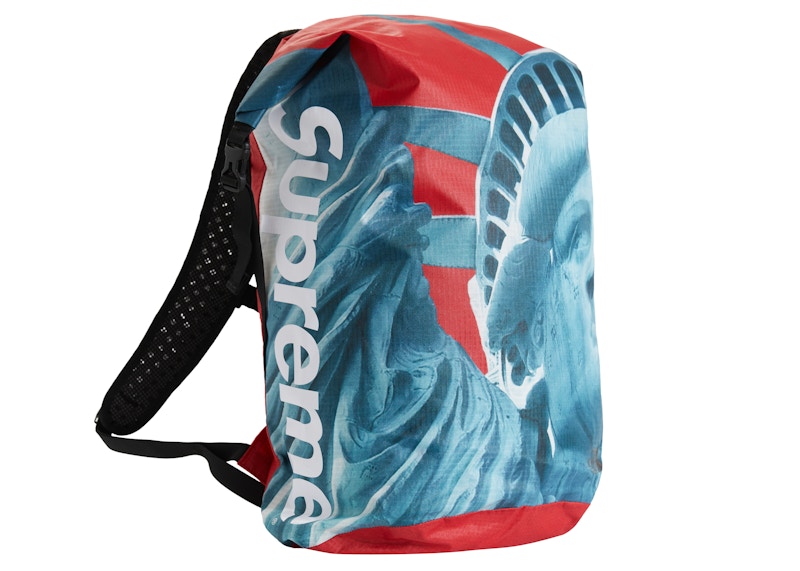 Supreme The North Face Statue of Liberty Waterproof Backpack Red