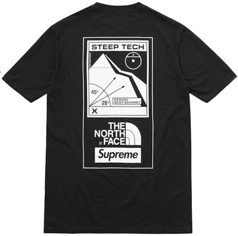 Supreme The North Face Steep Tech Tee Black