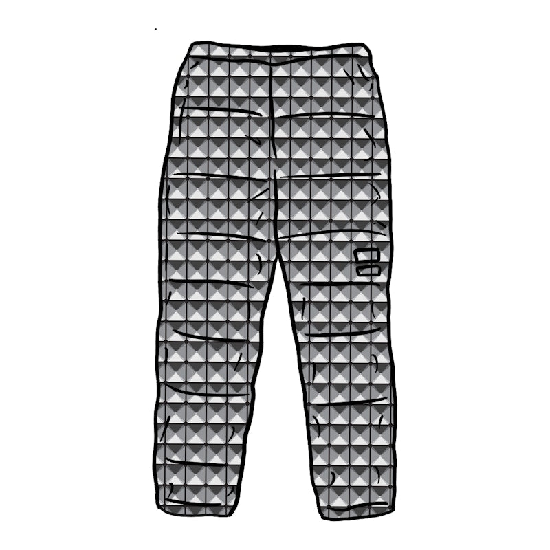 Supreme The North Face Studded Nuptse Pant Black