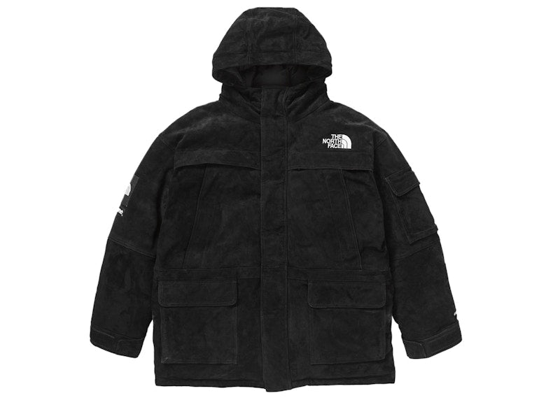 Supreme The North Face Suede 600-Fill Down Parka Black