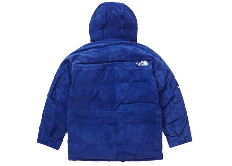 Supreme The North Face Suede 600-Fill Down Parka Blue
