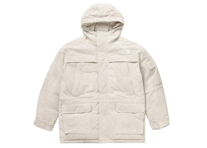 Supreme The North Face Suede 600-Fill Down Parka Stone