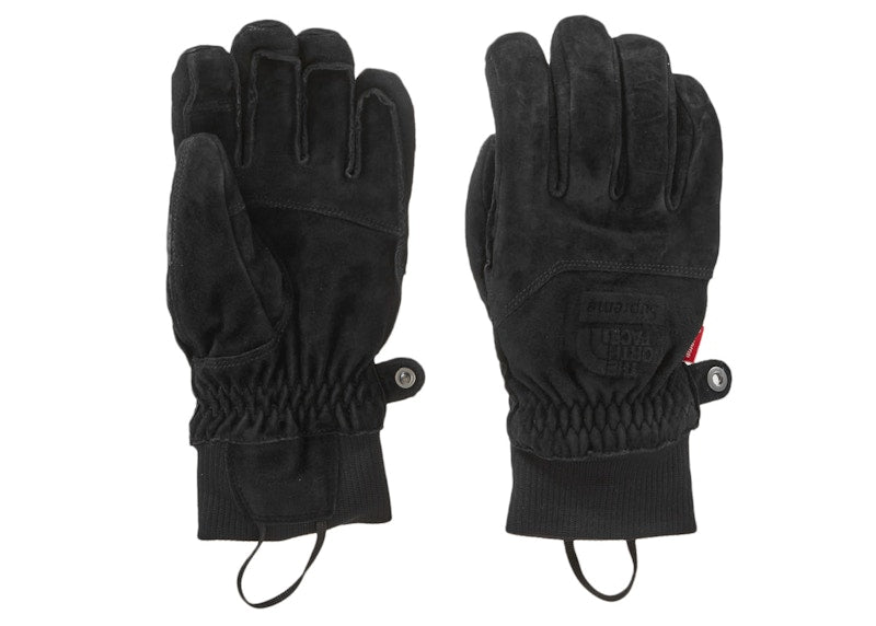 Supreme The North Face Suede Gloves Black