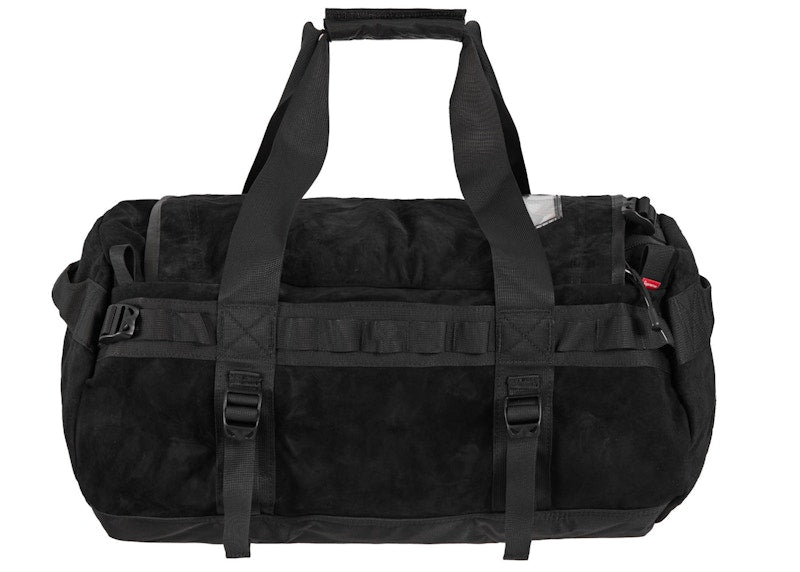 Supreme The North Face Suede Small Base Camp Duffle Bag Black