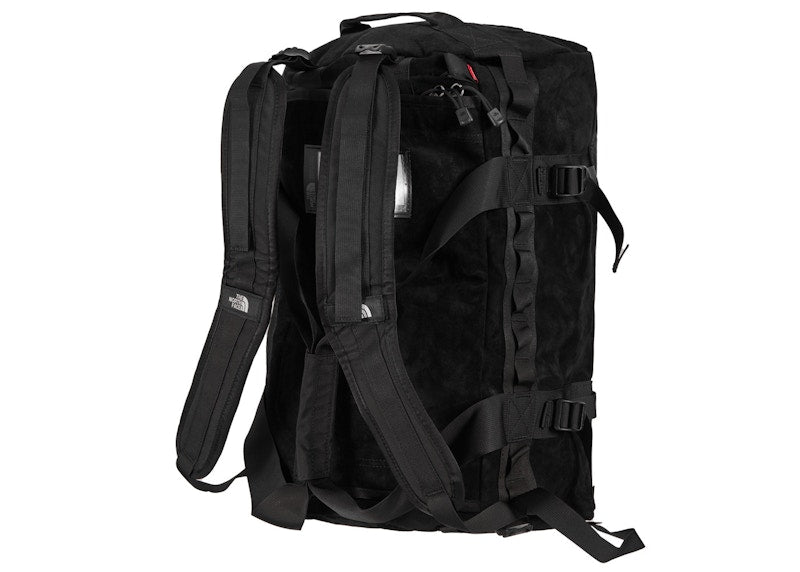 Supreme The North Face Suede Small Base Camp Duffle Bag Black