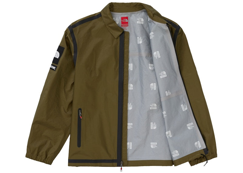 Supreme The North Face Summit Series Outer Tape Seam Coaches Jacket Olive