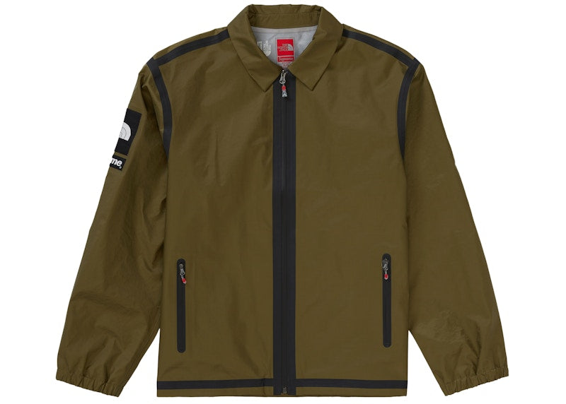 Supreme The North Face Summit Series Outer Tape Seam Coaches Jacket Olive