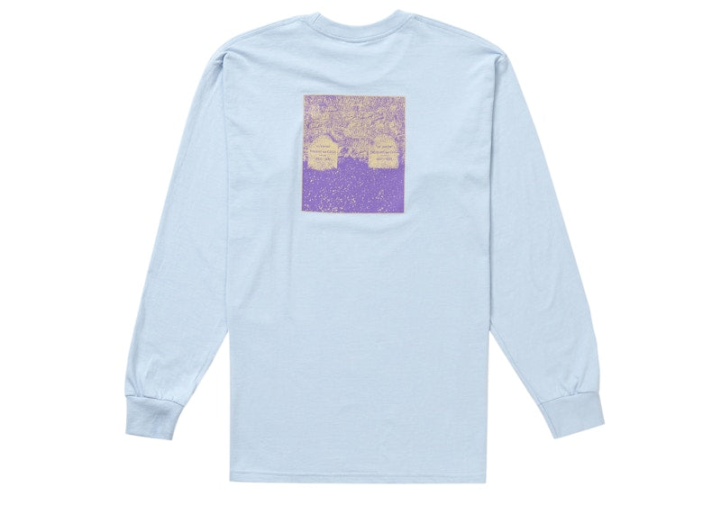 Supreme The Real Shit L/S Tee Light Blue