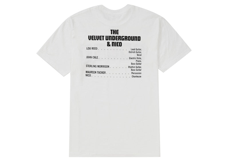 Supreme The Velvet Underground & Nico Tee White