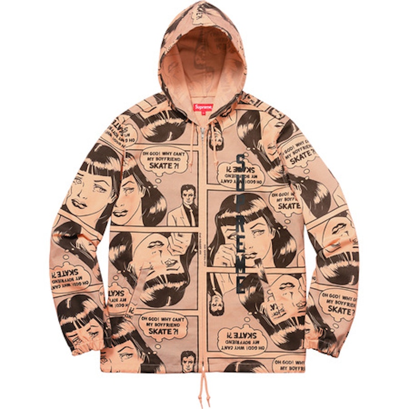Supreme Thrasher Boyfriend Hooded Jacket Pale Orange