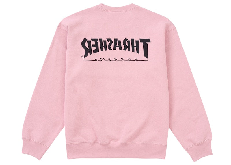Supreme Thrasher Crewneck Dusty Rose