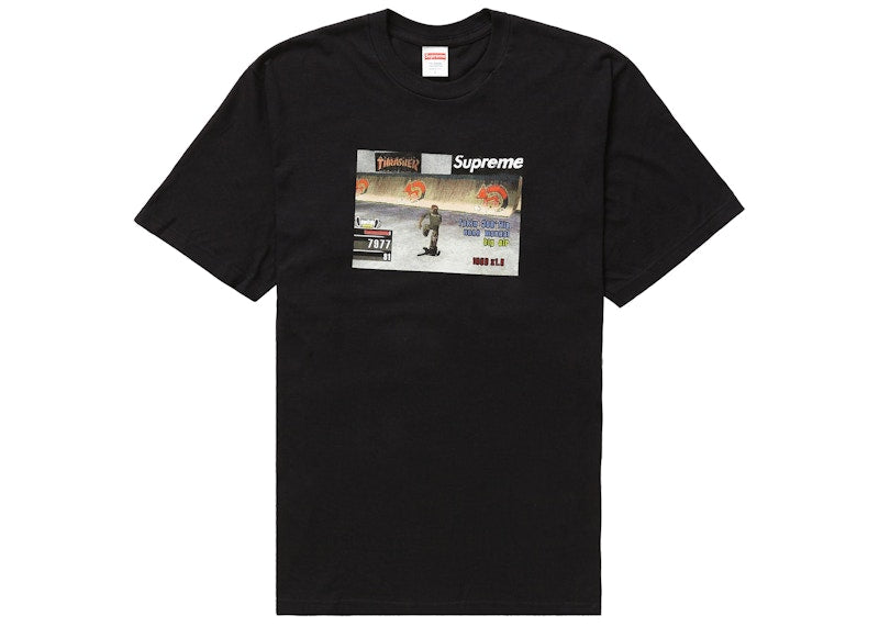 Supreme Thrasher Game Tee Black