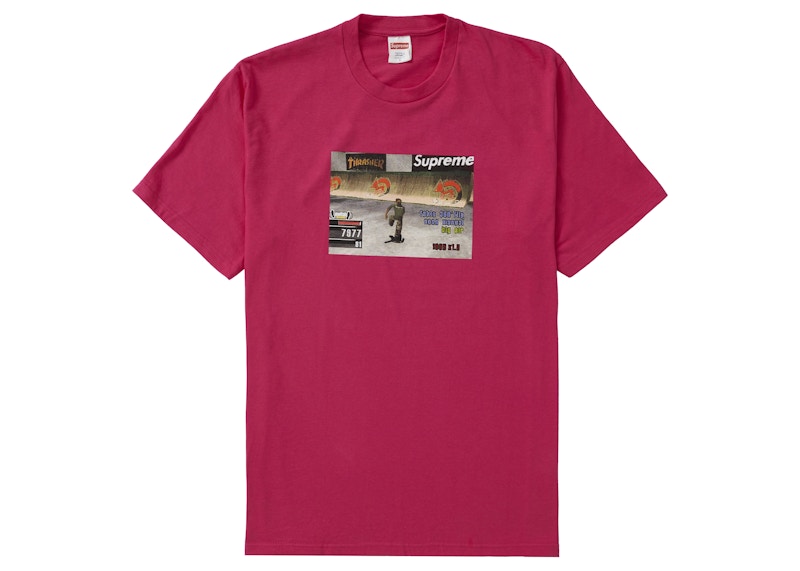 Supreme Thrasher Game Tee Pink