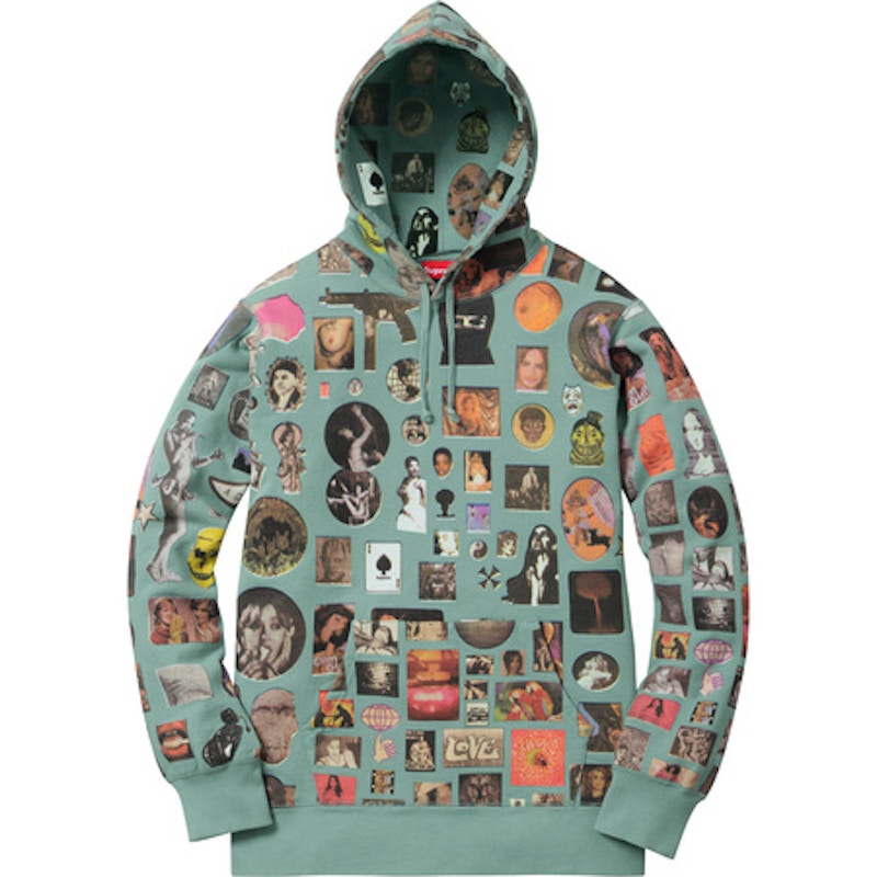 Supreme Thrills Hooded Sweatshirt Seafoam