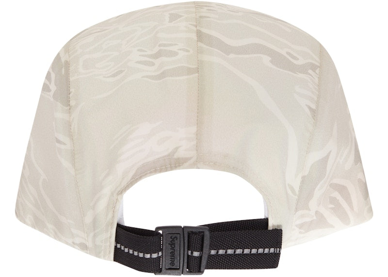 Supreme Tiger Camo Reflective Camp Cap White