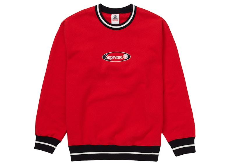 Supreme Timberland Crewneck (SS21) Red