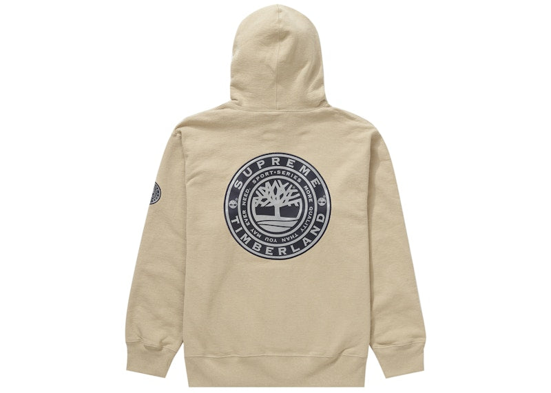 Supreme Timberland Hooded Sweatshirt Taupe