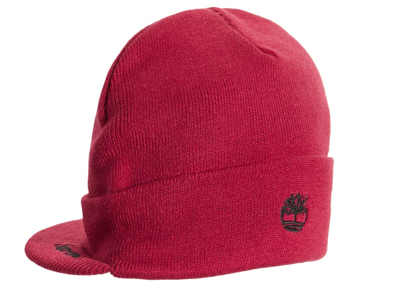 Supreme Timberland Radar Beanie Burgundy