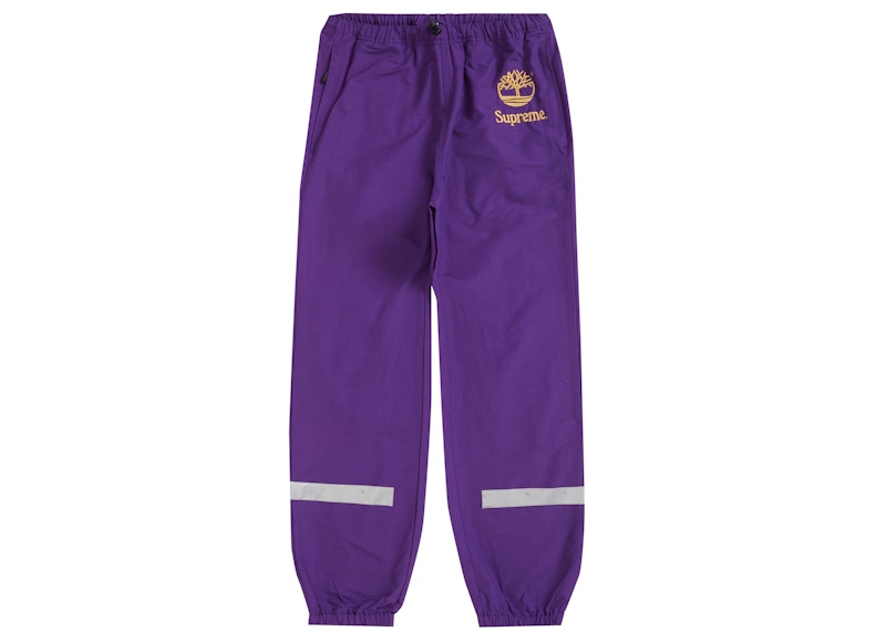 Supreme Timberland Reflective Taping Track Pant Purple