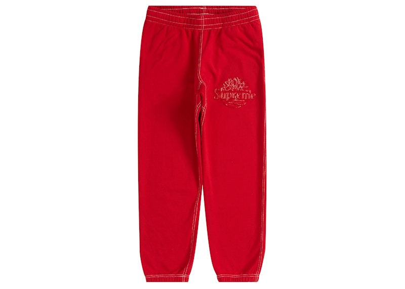 Supreme Timberland Sweatpant Red