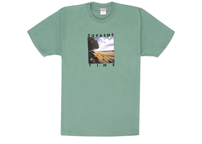 Supreme Supreme Time Tee Dusty Teal
