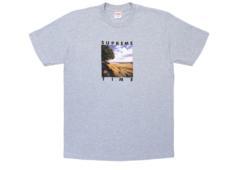 Supreme Supreme Time Tee Heather Grey