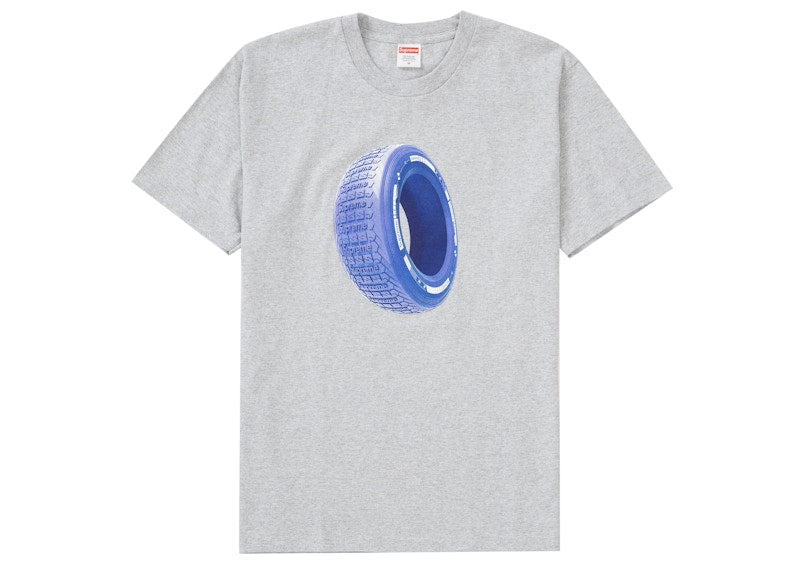 Supreme Tire Tee Heather Grey