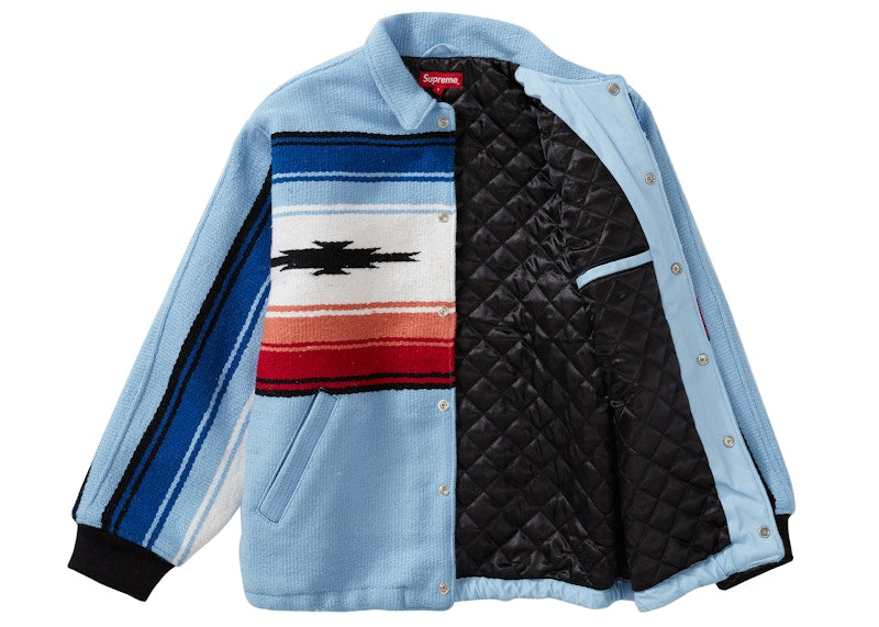 Supreme Tlaxcala Blanket Jacket Light Blue