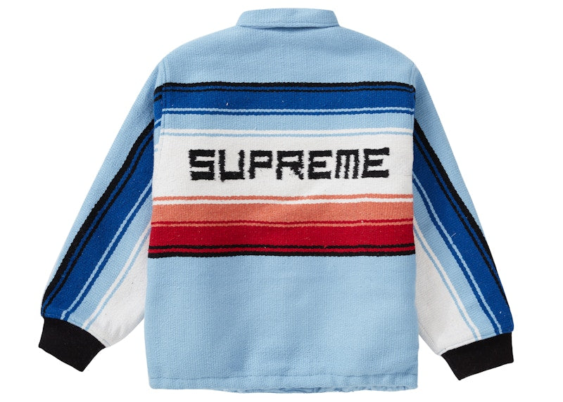 Supreme Tlaxcala Blanket Jacket Light Blue