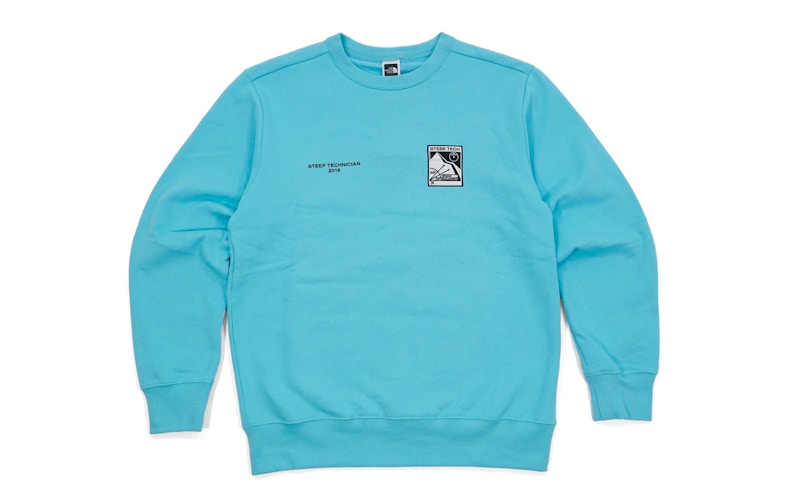 Supreme The North Face Steep Tech Crewneck Lht Blue