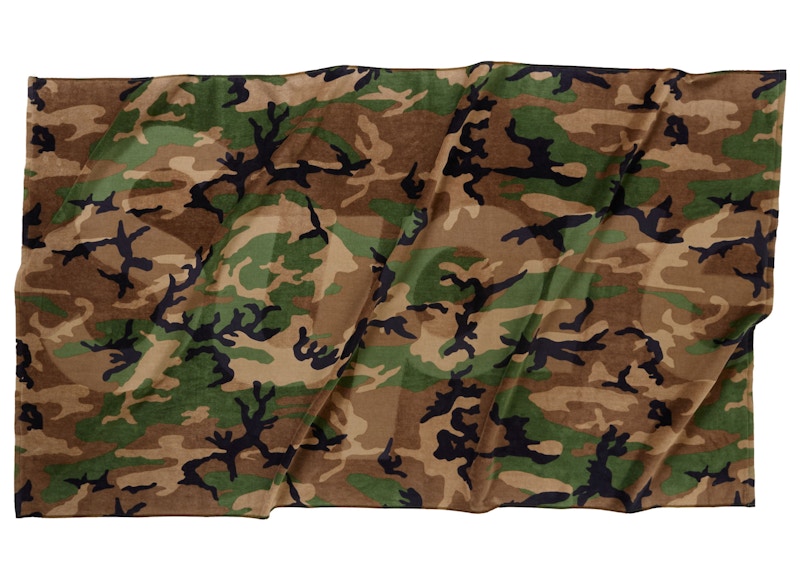 Supreme Tonal Logo Towel (SS24) Woodland Camo